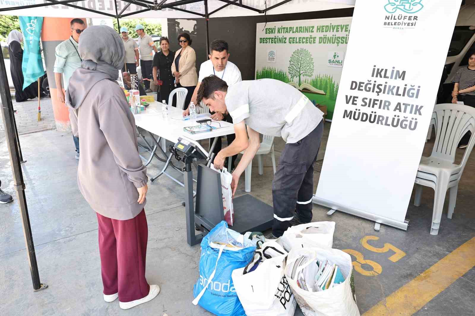 Nilüfer'de atık kağıtları getiren hediye kazanıyor