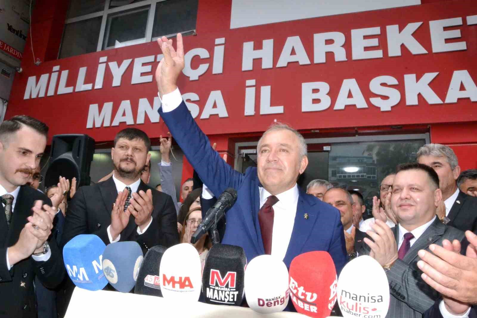 MHP Manisa’da devir teslim töreninde birlik ve Cumhur İttifakı vurgusu