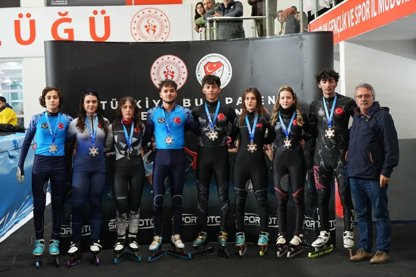ERZURUM'DA DEVAM EDEN SHORT TRACK FEDERASYON KUPASI 1 YARIŞMASI 2. GÜNÜ SONA ERDİ.