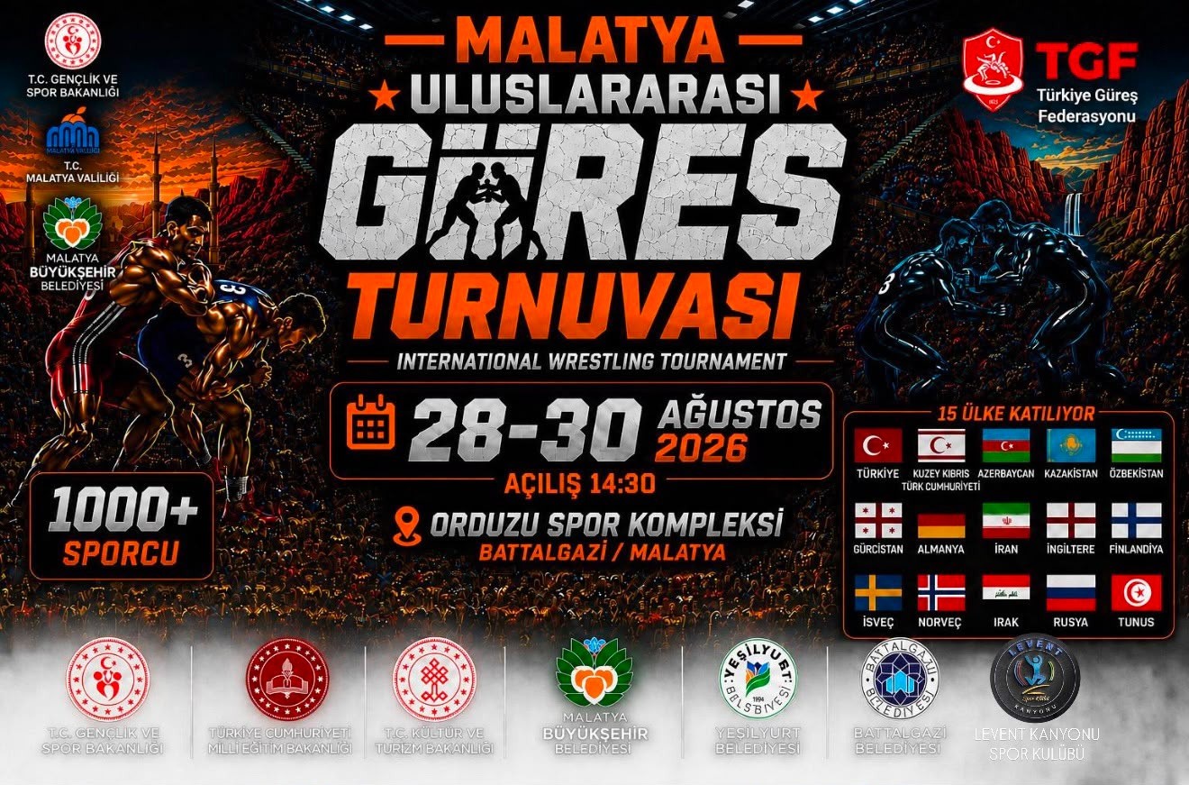 15 ülkeden bin 19 güreşçi Malatya’da mindere çıkacak