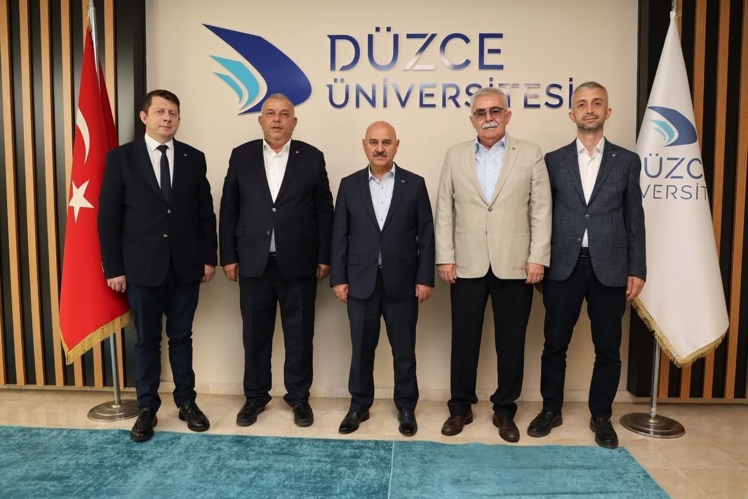 Düzce TSO'dan Rektör Sözbir'e hayırlı olsun ziyareti