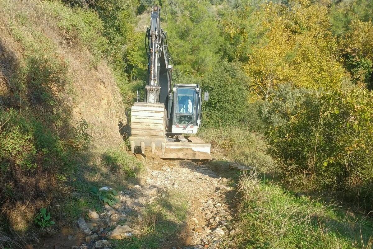 EFELER’DE HASAR GÖREN TARIM ARAZİ YOLLARI AÇILIYOR