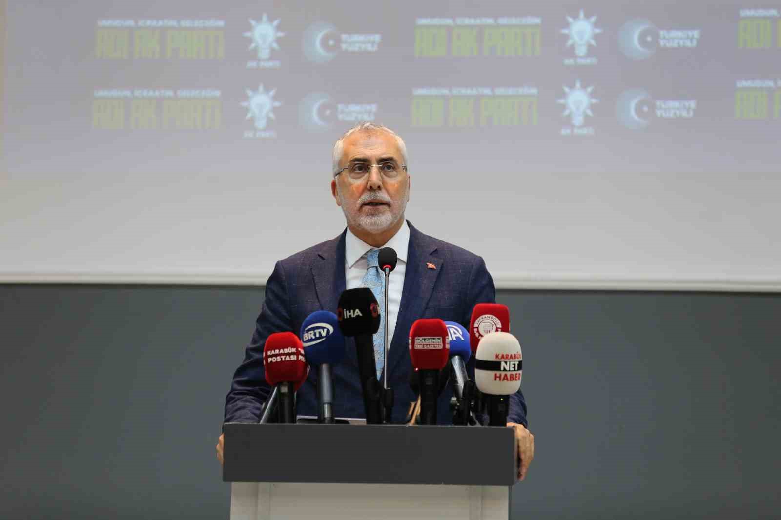 Bakan Işıkhan'dan Karabük'e 2 bin kişilik kontenjan müjdesi