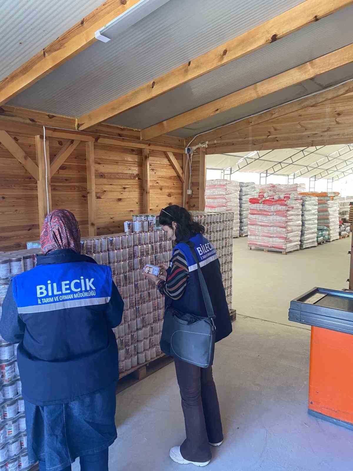 Bilecik'te yem ve gıda güvenliği için eş zamanlı denetim