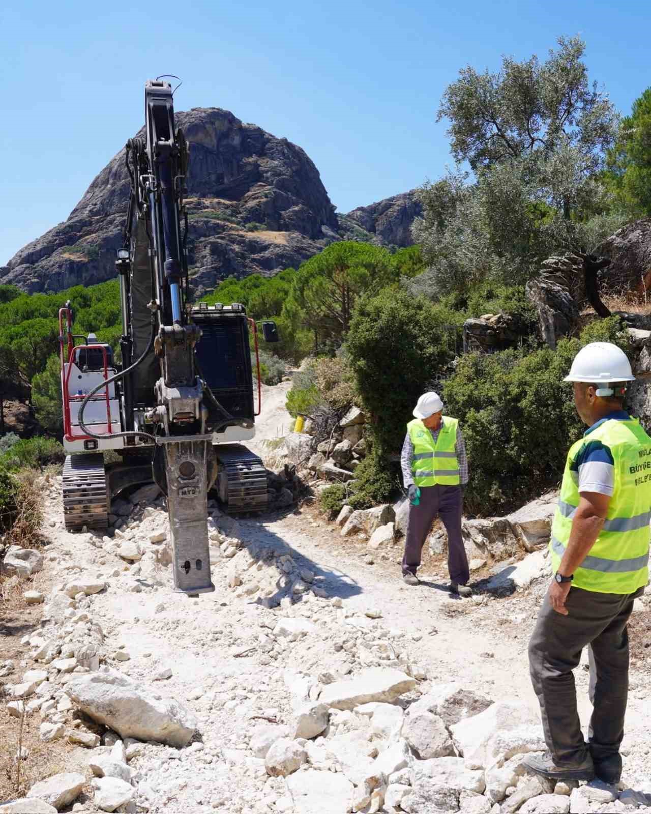 Milas'ta 75 yıllık içme suyu altyapısı yenileniyor