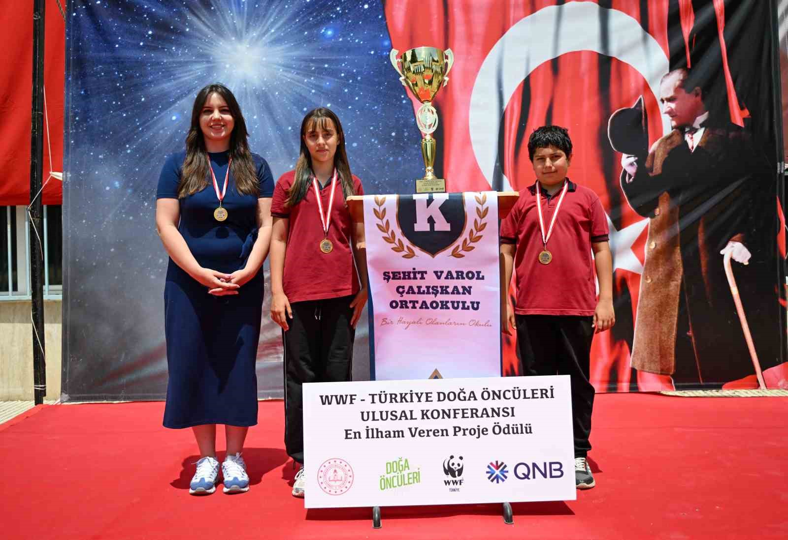 Öğrencilerden ödül getiren proje