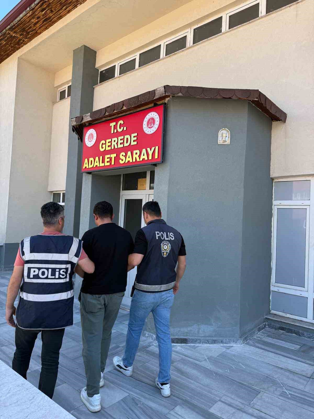 Bolu'da şantiyeden 2,5 milyon liralık malzeme çalan şüpheli tutuklandı