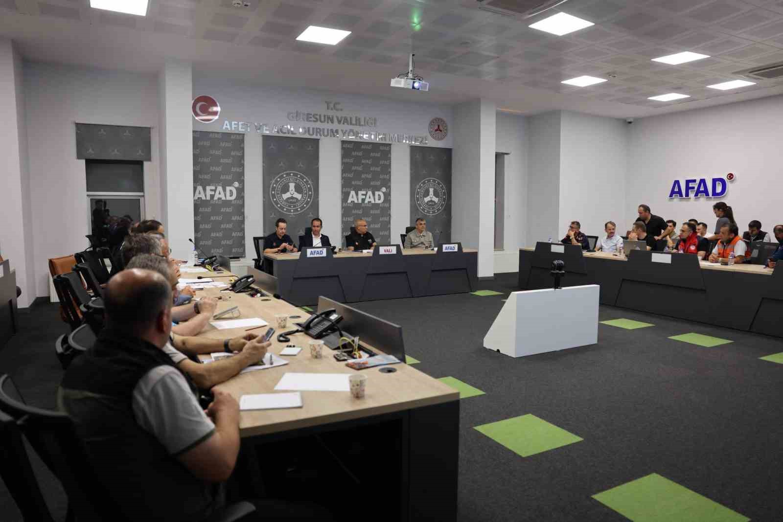 Giresun’da sağanak yağış 2,2 milyon liralık zarara neden oldu