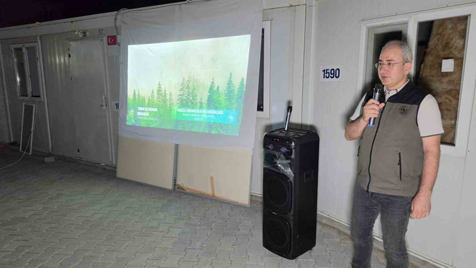 Kazı evinde bilgilendirme etkinliği yapıldı