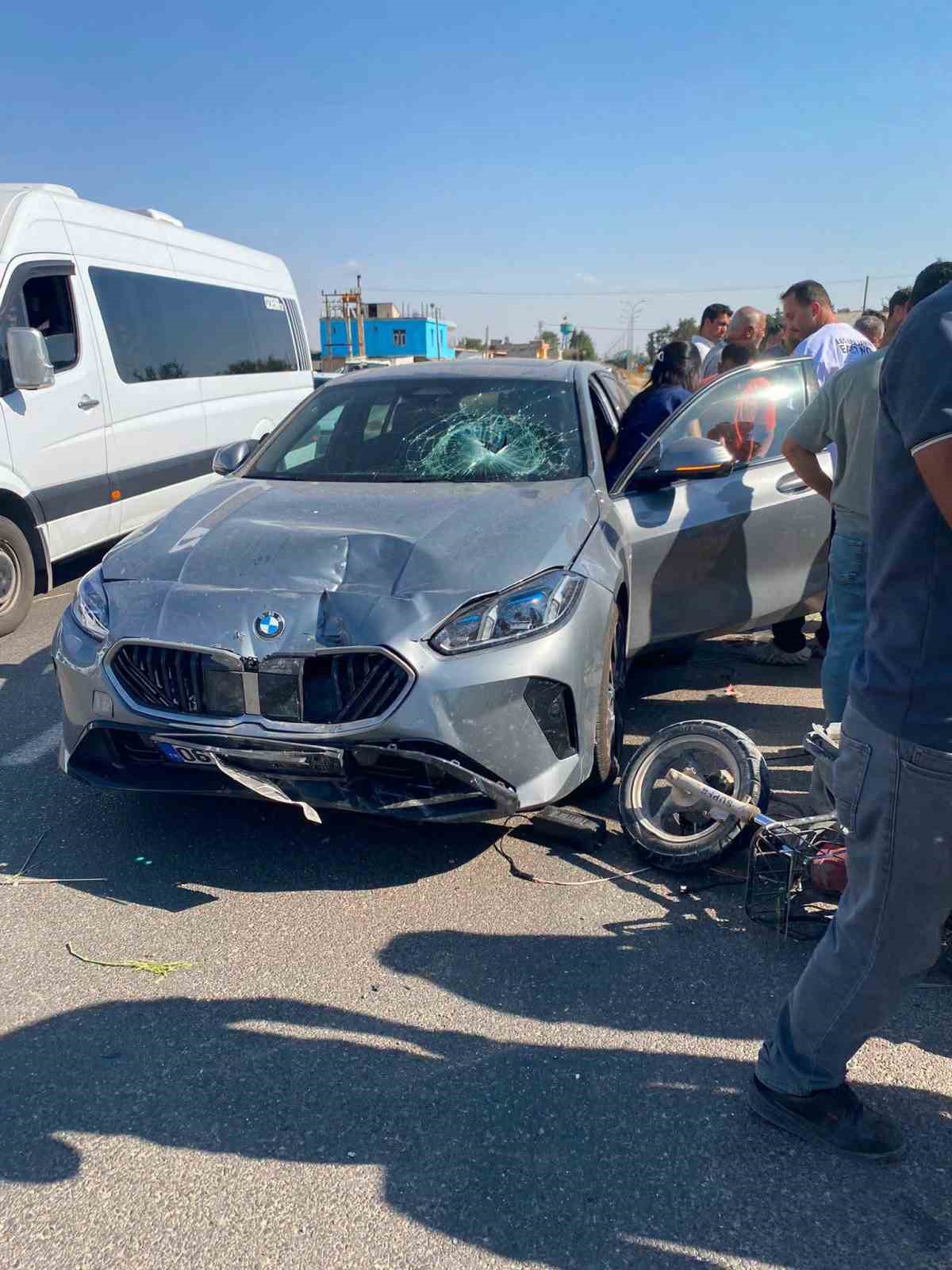 Şanlıurfa'da otomobille motosiklet çarpıştı: 2 yaralı