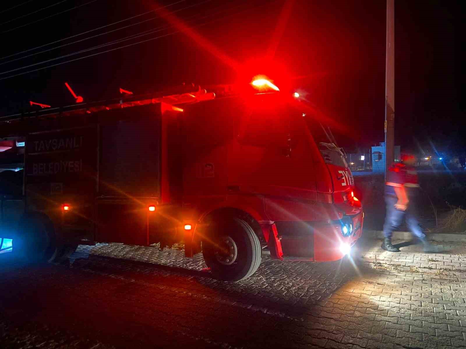 Tavşanlı’da trafo patlaması korkuttu