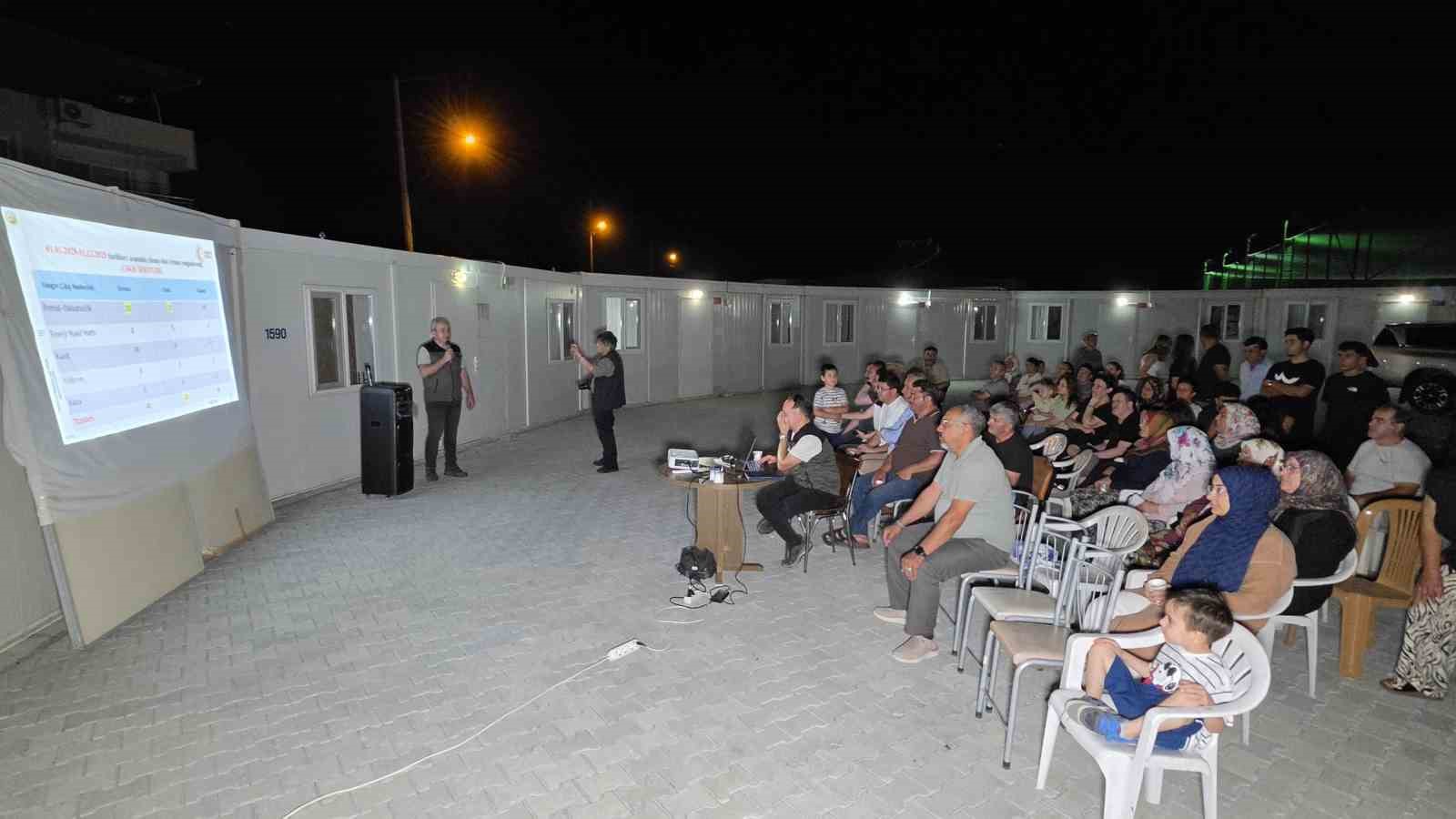 Kazı evinde bilgilendirme etkinliği yapıldı