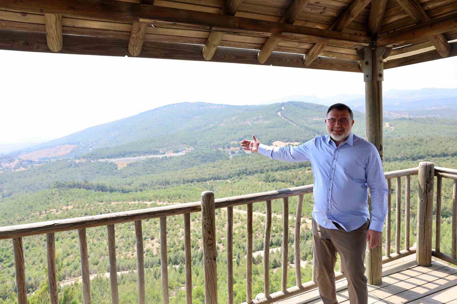 AK Parti'li Saygılı: 'Devletimiz, yanan her karış toprağı yeniden fidanla buluşturdu'