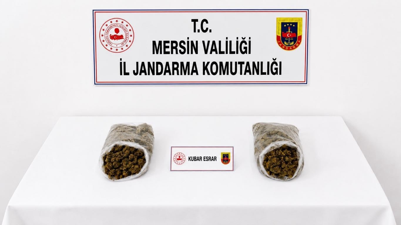 Mersin'de jandarmadan uyuşturucu operasyonu: 2 tutuklama