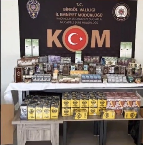 Bingöl'de kaçakçılık ve uyuşturucu operasyonu