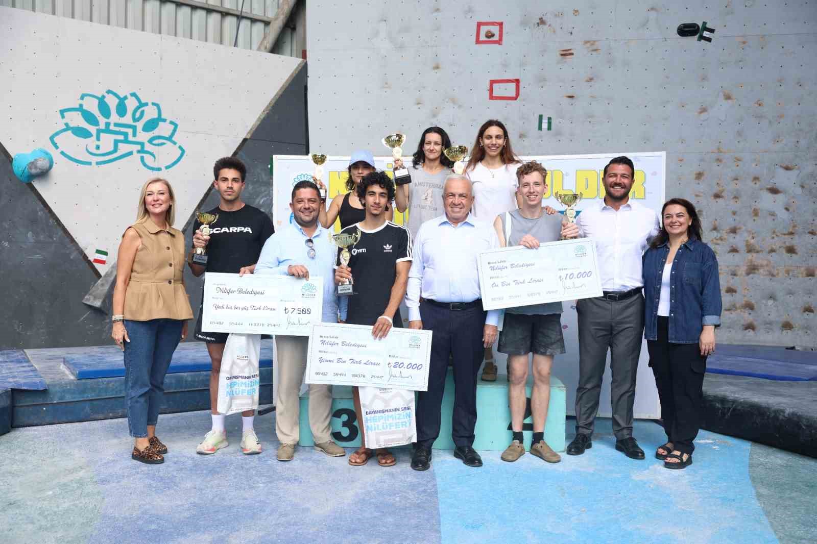 Tırmanış tutkunları Nilüfer’de buluştu