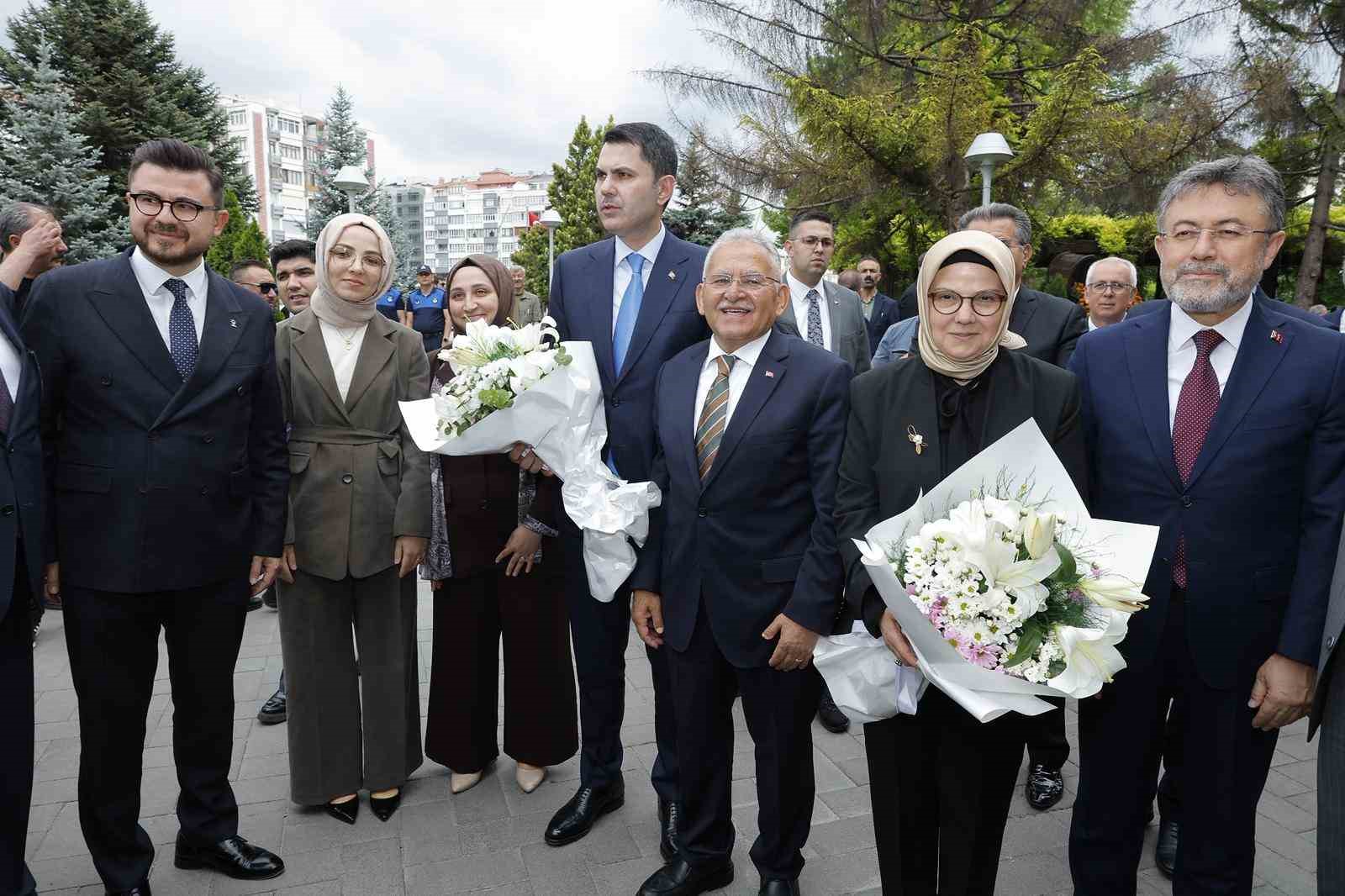 Bakan Kurum ve Yumaklı, Kayseri’nin vizyon projelerini inceledi
