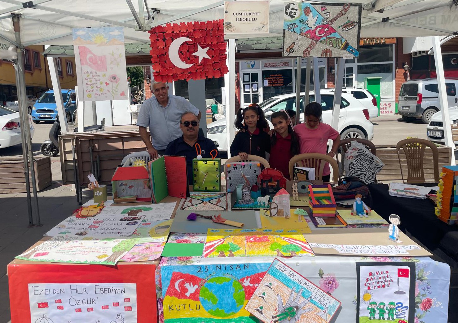 Kızılcahamam’da eTwinning projeleri yıl sonu sergisi yoğun ilgi gördü