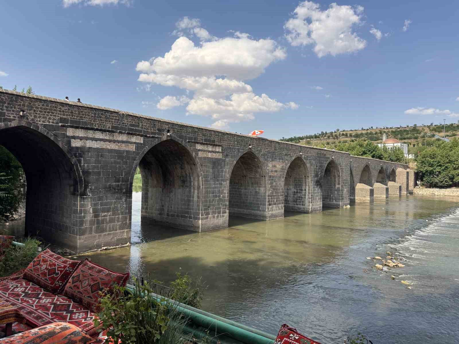Diyarbakır'da sıcaklığın 40 dereceyi bulmasıyla tarihi mekanlar boş kaldı