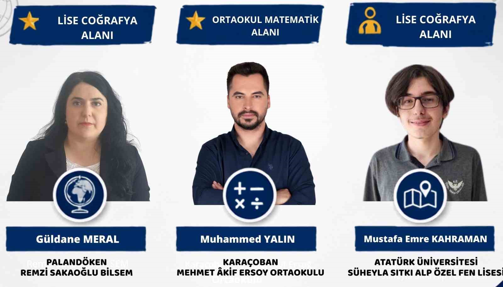 Bilim Olimpiyatları'nda Erzurum başarısı