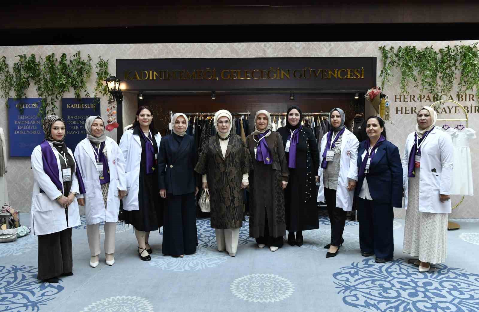 Emine Erdoğan: "Kadınların ekonomik hayata katılması, afet sonrası toparlanma döneminde büyük öneme sahiptir"