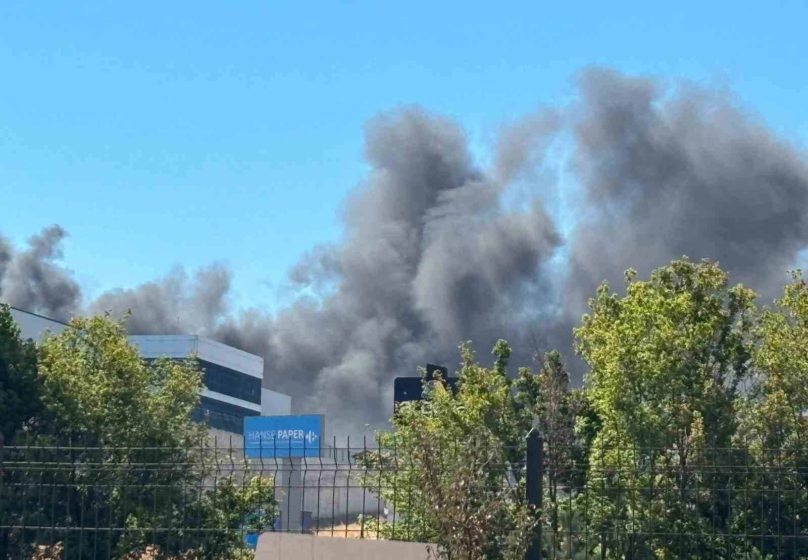 Ankara’da depo yangını söndürüldü