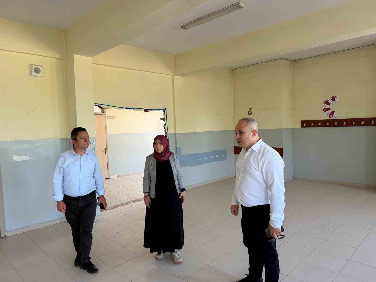 Gölyaka'da okullar yeni eğitim yılına hazırlanıyor