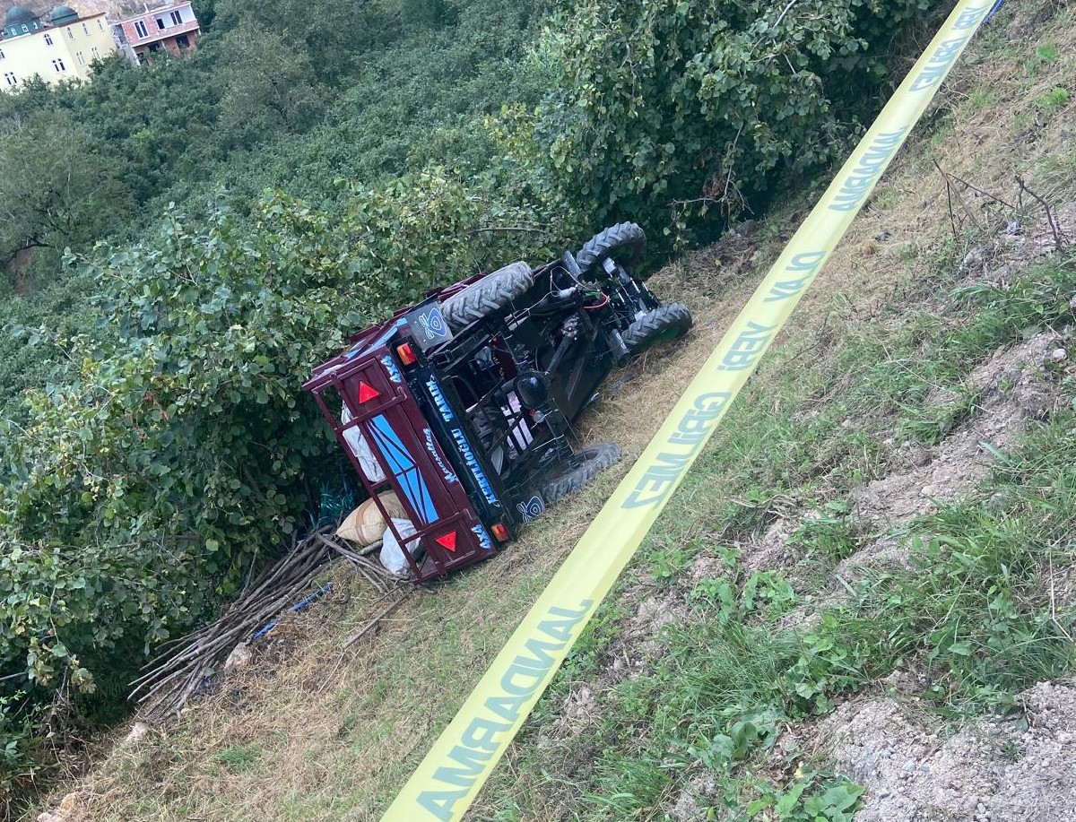 Ordu’da patpat devrildi: 1 ölü