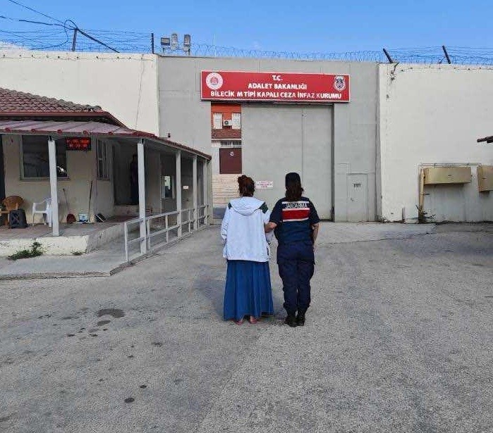Bilecik'te 5 yıl 9 ay hapis cezası olan kadın yakalandı