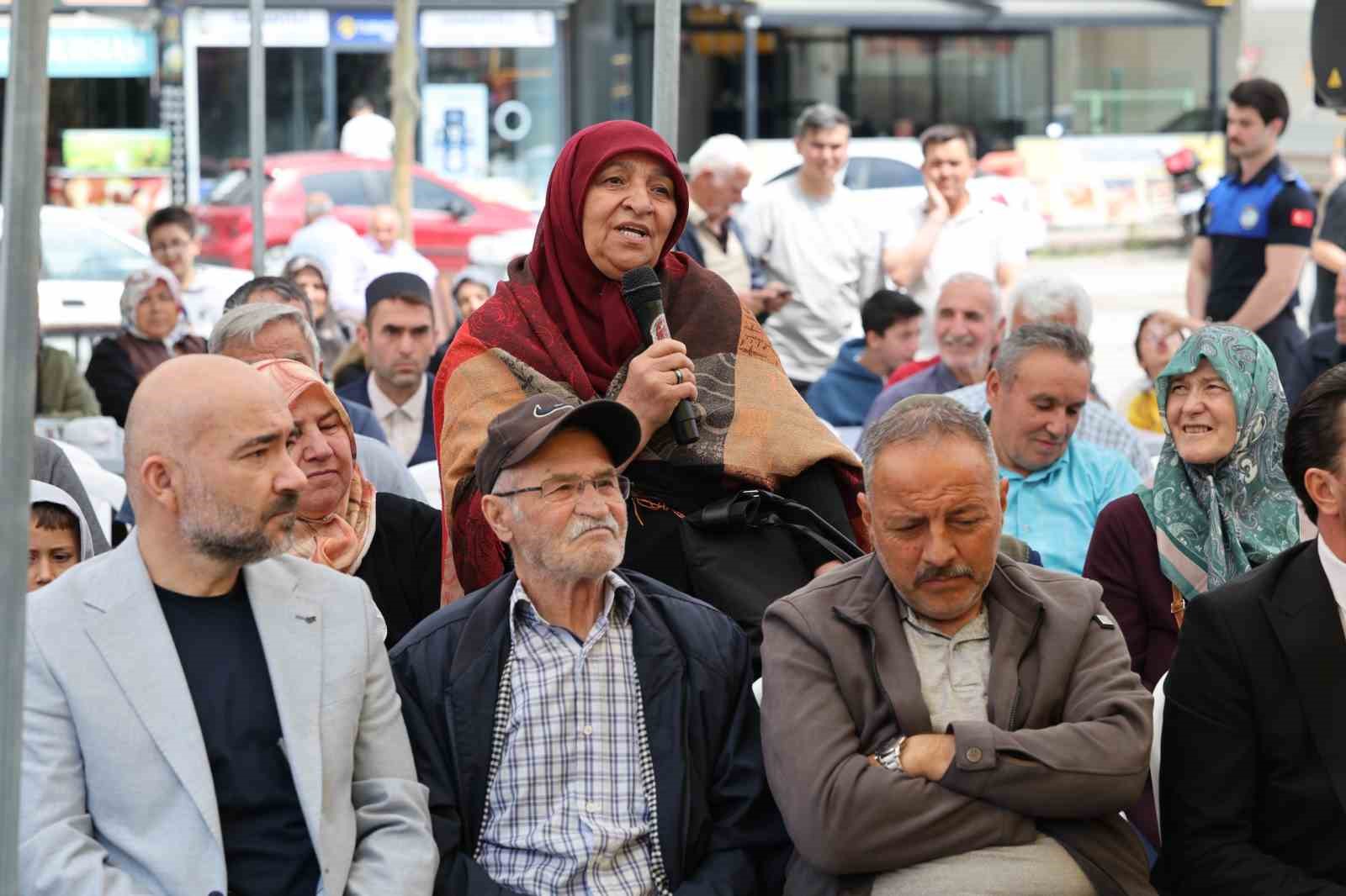 Pursaklar Belediye Başkanı Çetin vatandaşlarla bir araya geldi