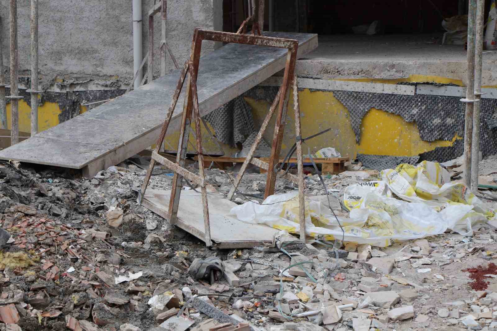 Amasya’da inşaattan düşen işçi hayatını kaybetti