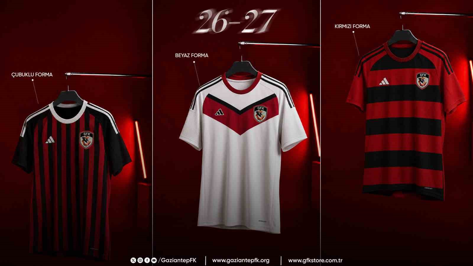 Gaziantep FK, yeni sezon formalarını tanıttı