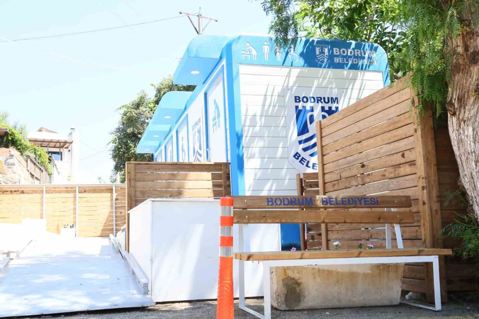 Bodrum’da modern tuvaletler hizmete alındı