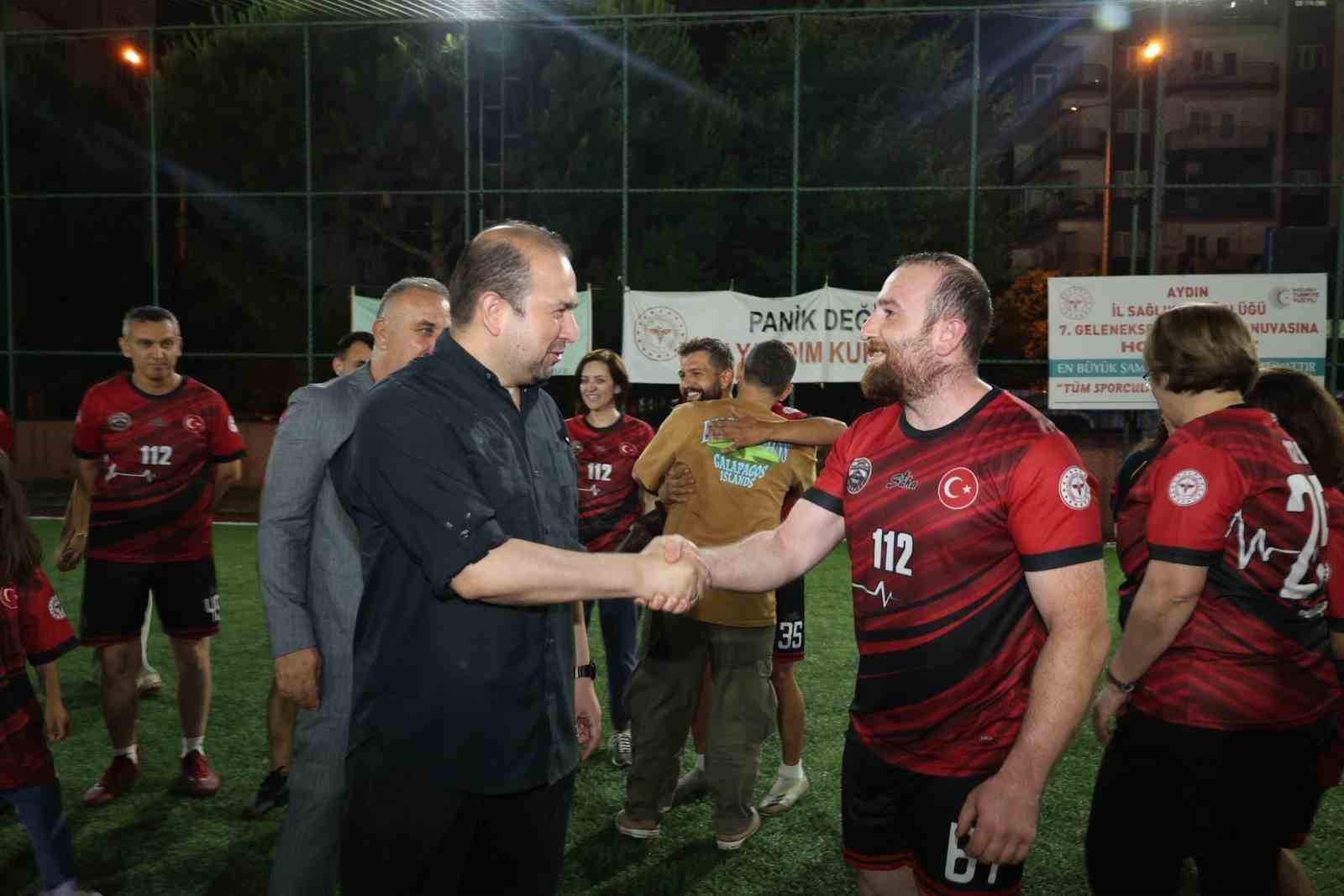Aydın’da sağlık çalışanlarının futbol heyecanı sona erdi