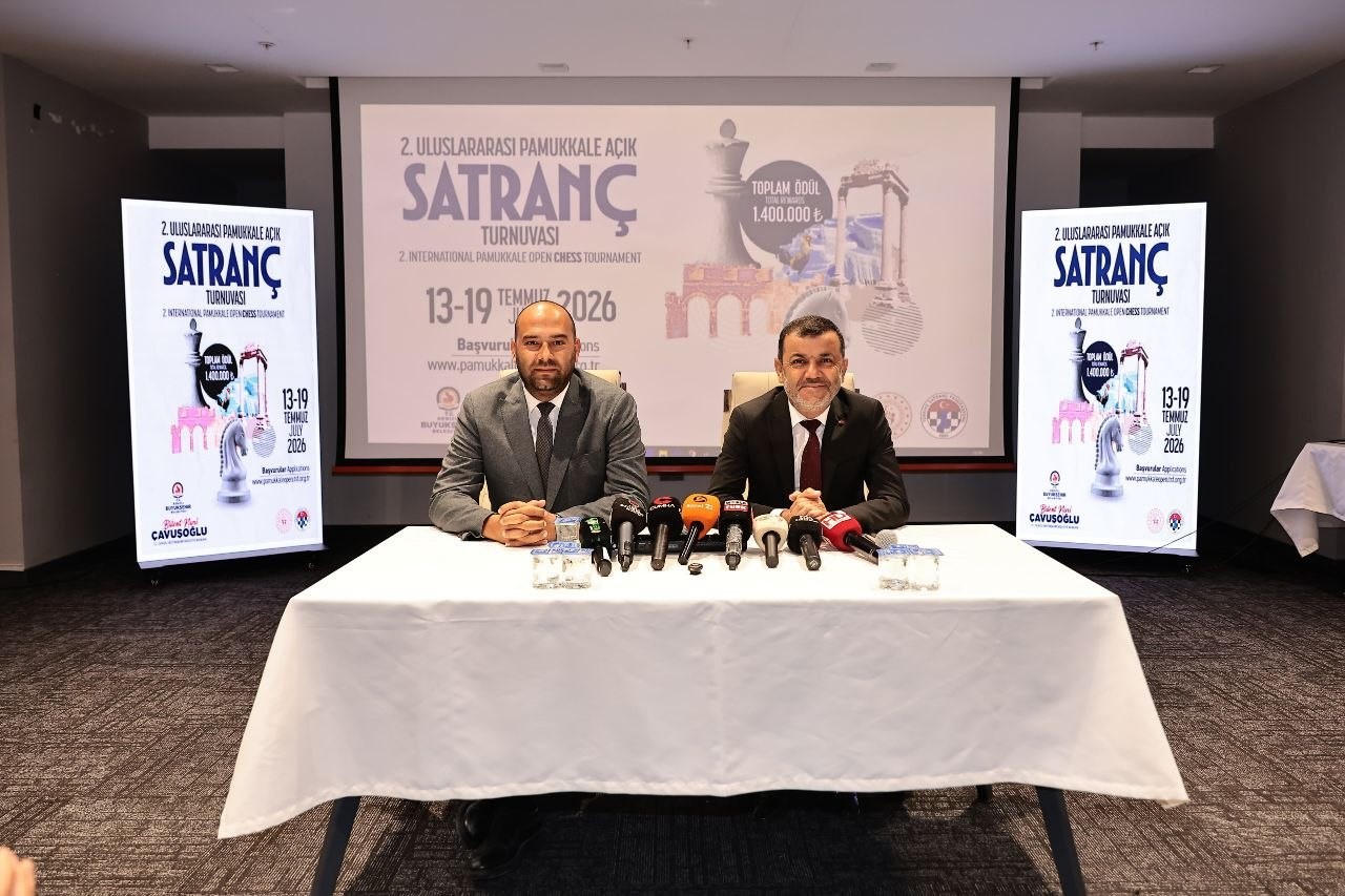 Denizli'de uluslararası satranç turnuvasında geri sayım başladı
