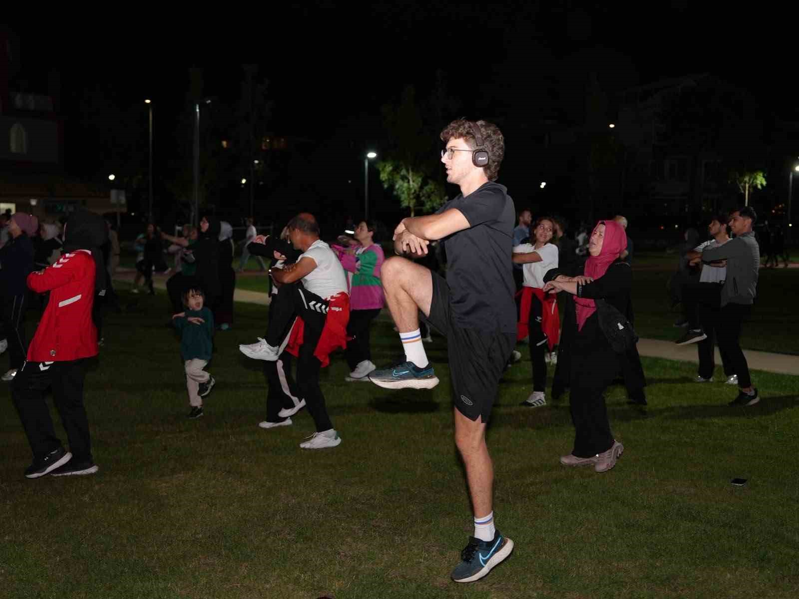 Merkez park, spor etkinliklerine ev sahipliği yapıyor