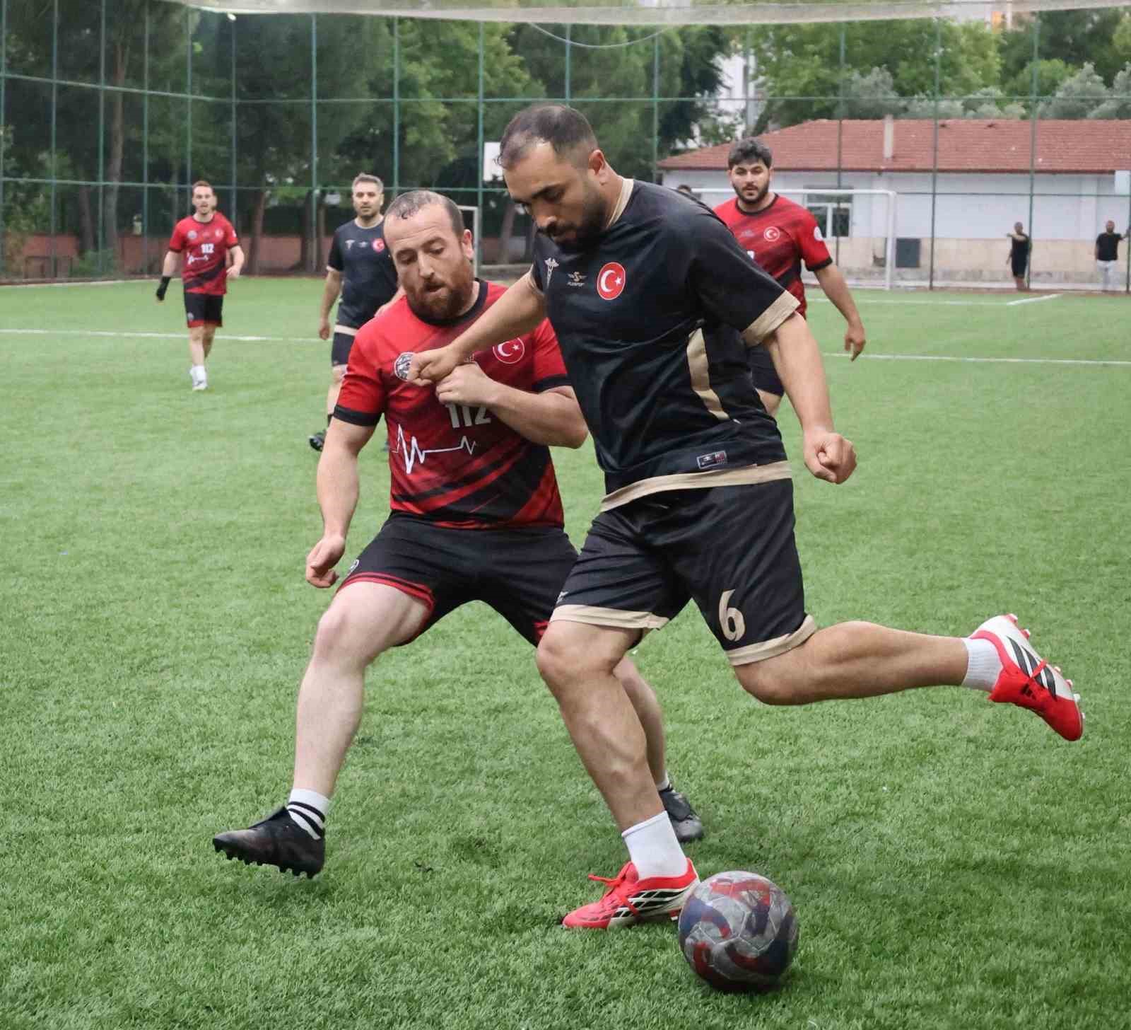 Aydın’da sağlık çalışanlarının futbol heyecanı sona erdi