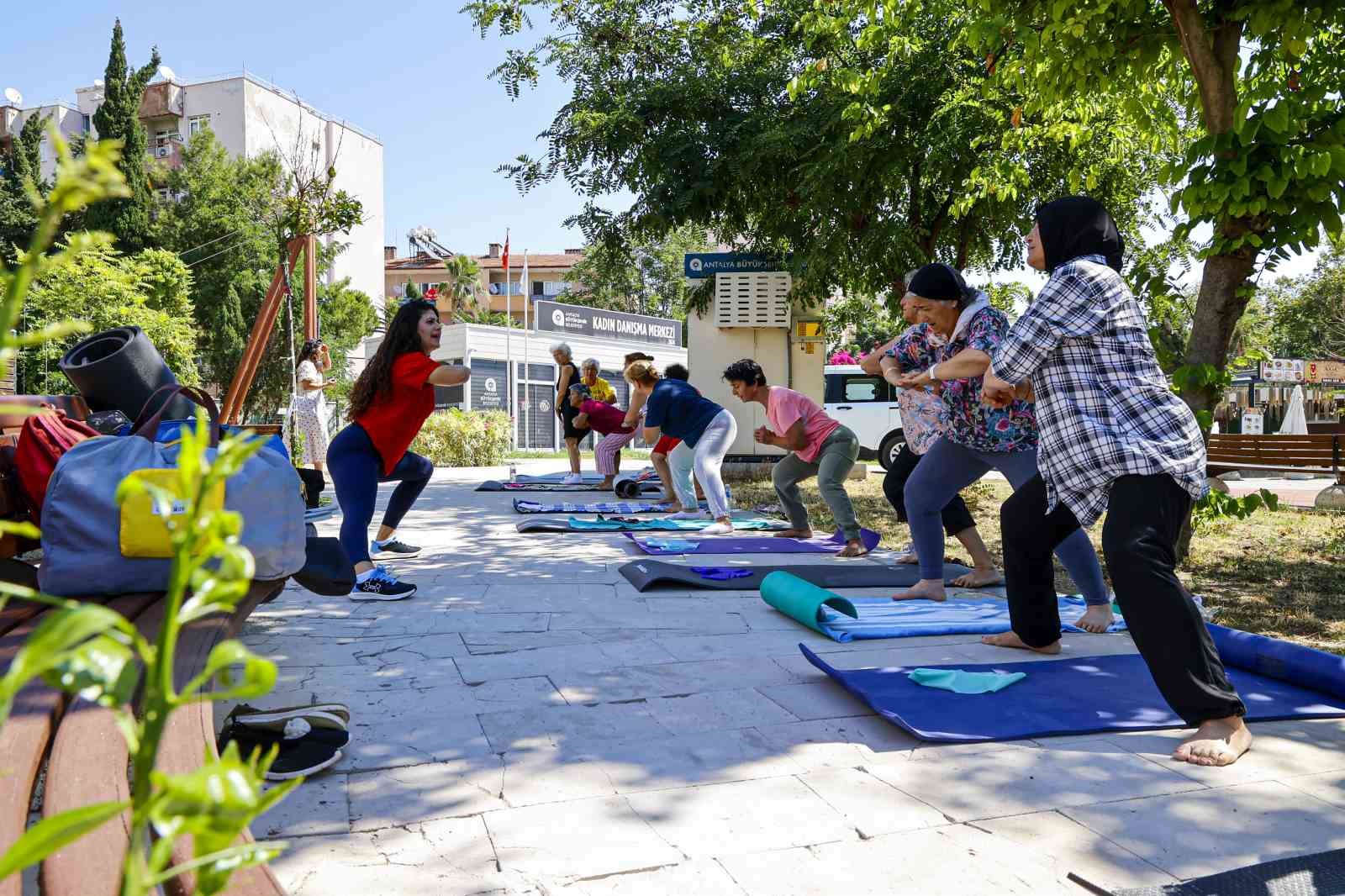 Kadın Danışma Merkezi'nde sabah sporu
