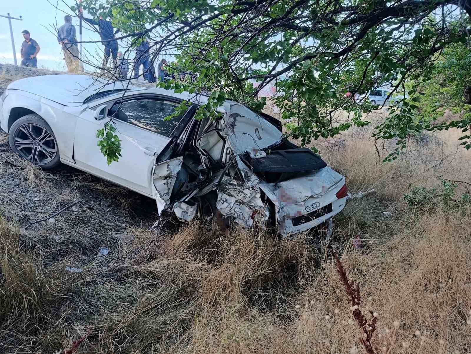 Malatya’da 5 kişinin yaralandığı kazanın görüntüleri ortaya çıktı