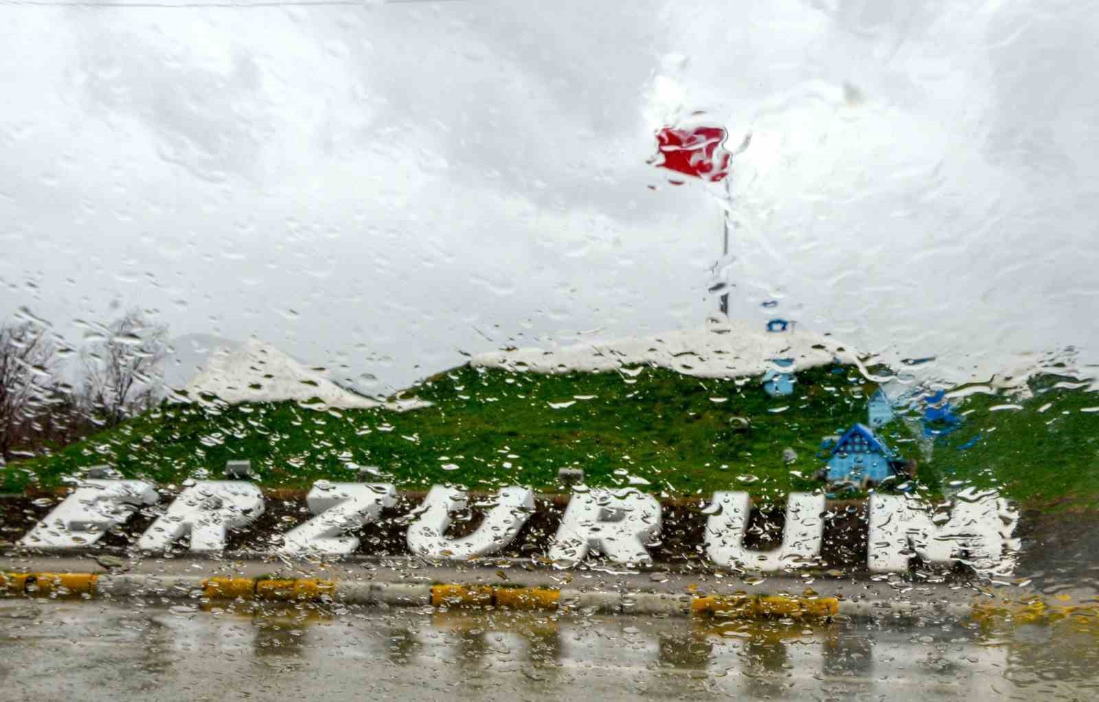 Meteoroloji'den Erzurum ve çevre iller için kuvvetli yağış uyarısı