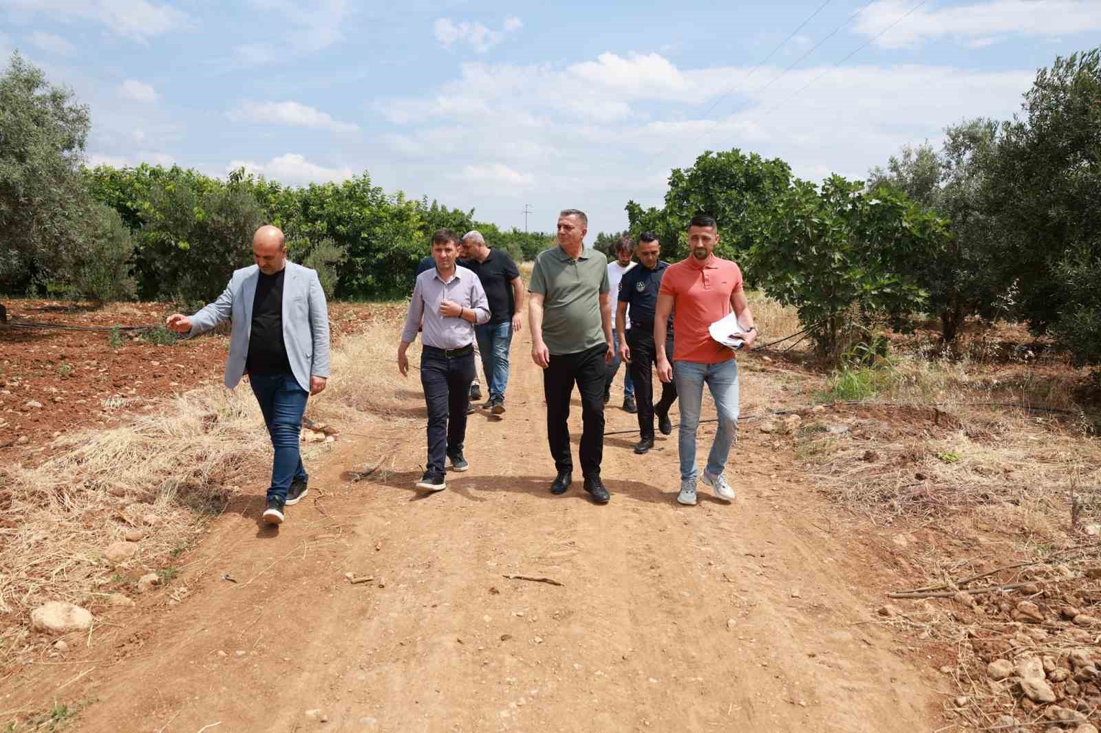 Başkan Şimşek’ten ova yollarına yerinde inceleme