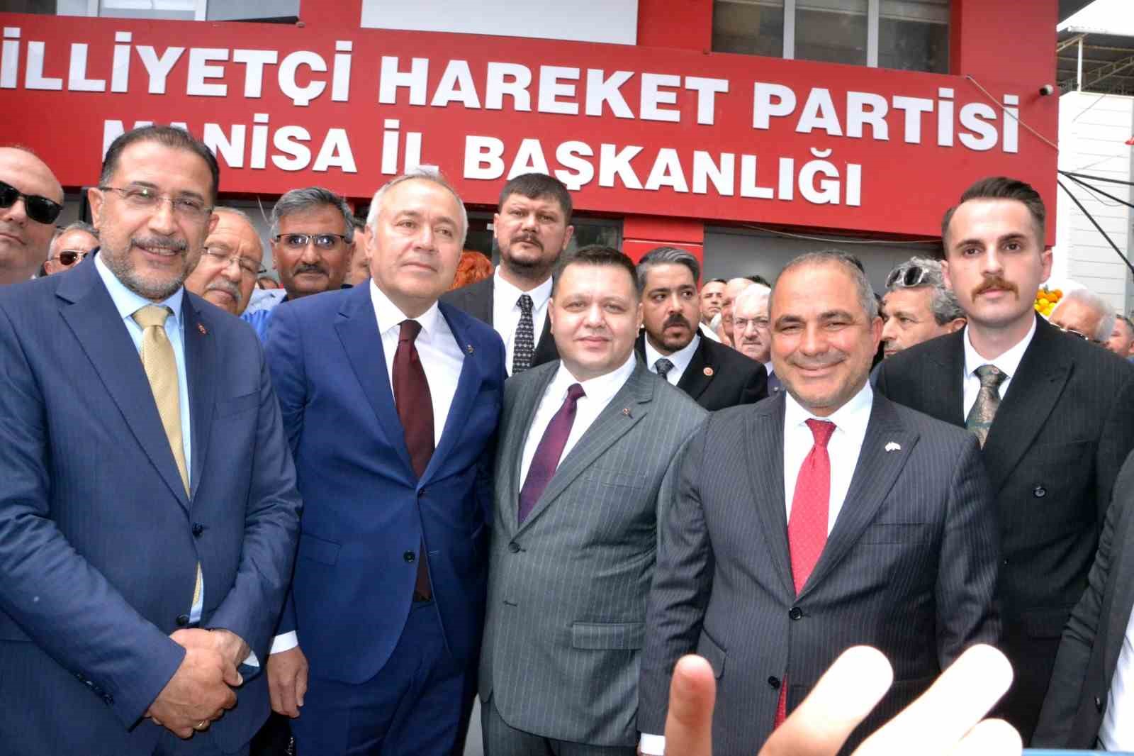MHP Manisa’da devir teslim töreninde birlik ve Cumhur İttifakı vurgusu