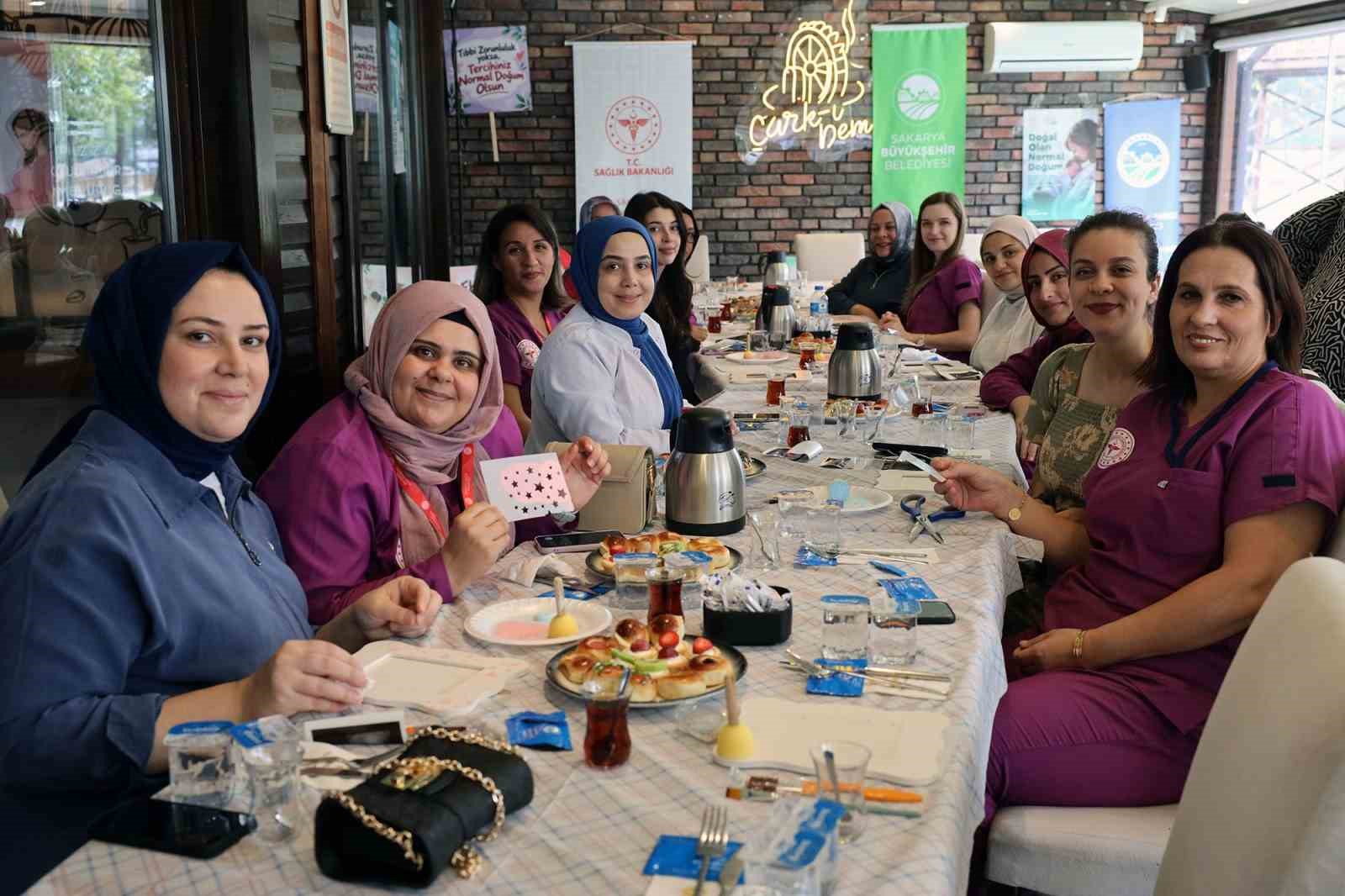 16 ilçeden anne adayları, Normal Doğum Haftası'nda bir araya geldi