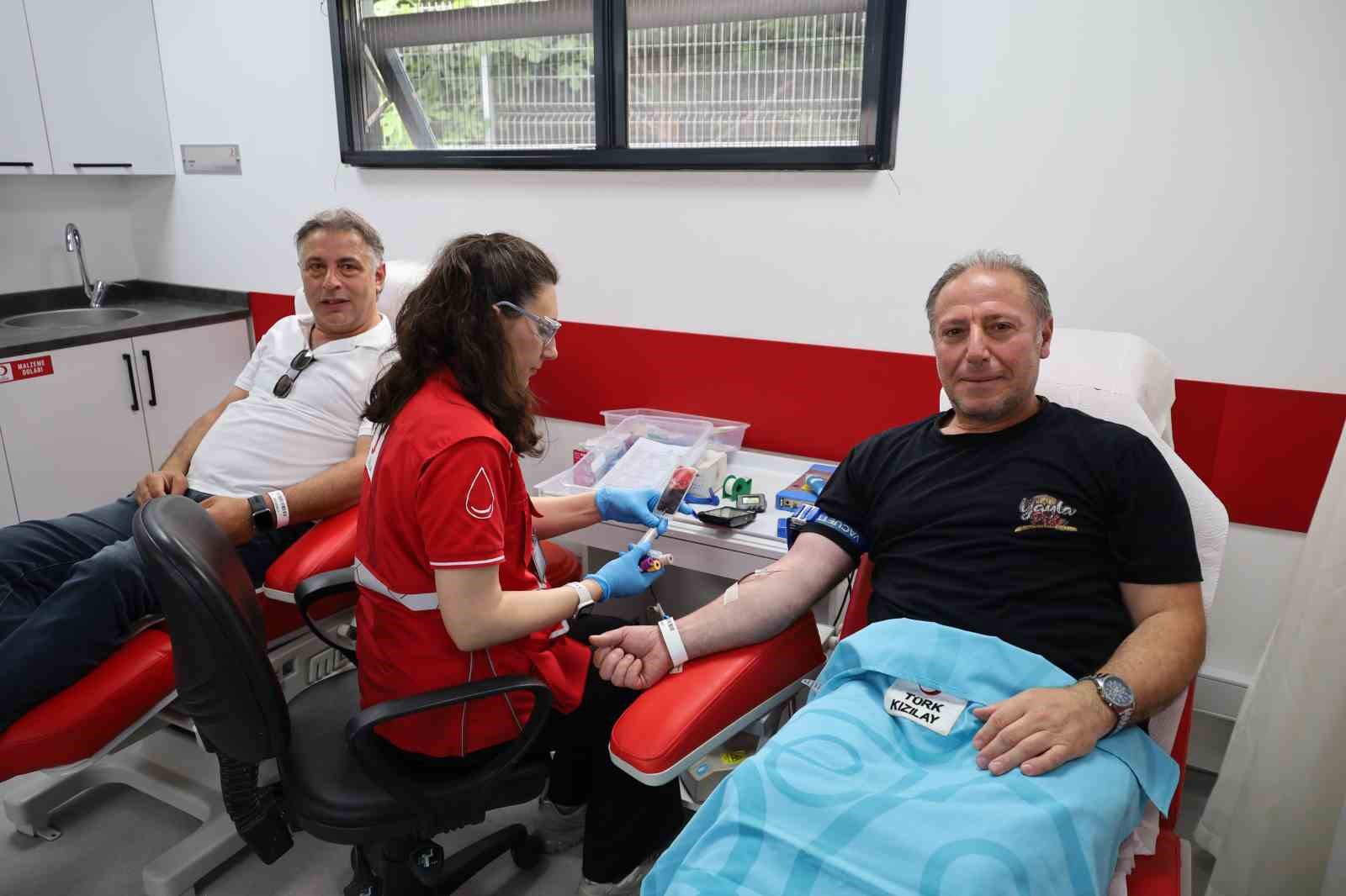 Bafra’da Kızılay kan alma birimi açılışı