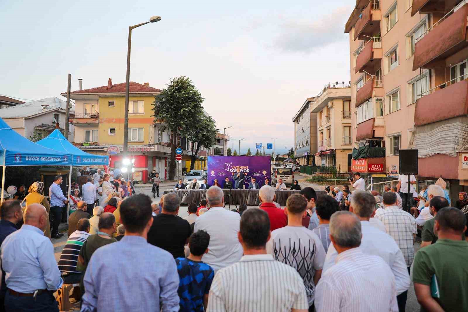 Düzce Belediye Başkanı Özlü: "Biz hep kalıcı işler yapıyoruz"
