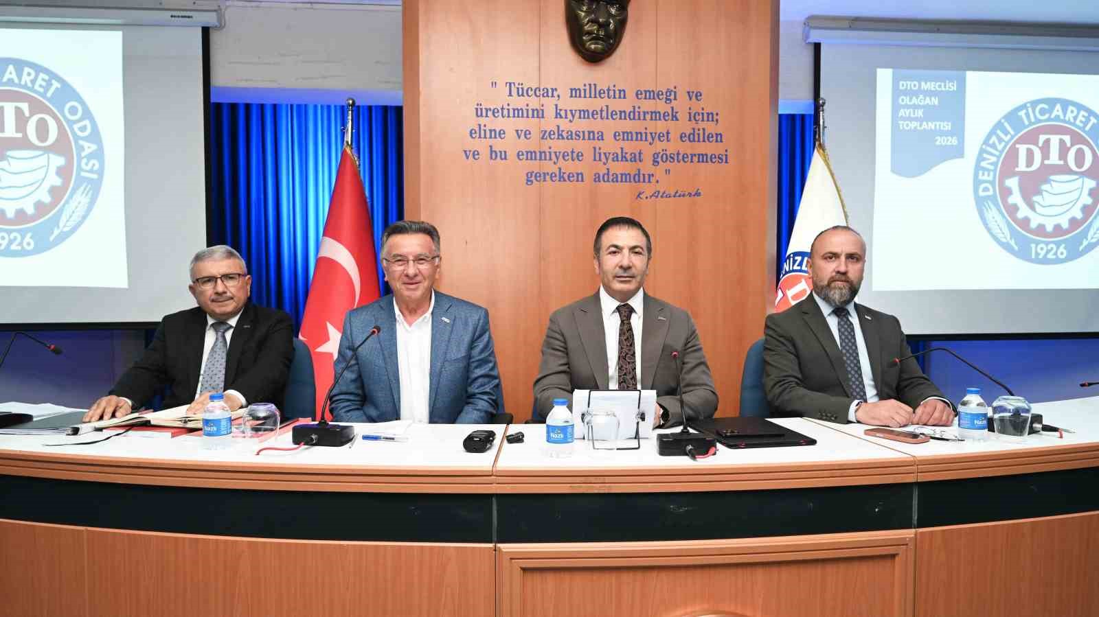 DTO Başkanı Erdoğan: 'Denizli'miz üretmeye, ihracat yapmaya ve büyümeye devam ediyor'