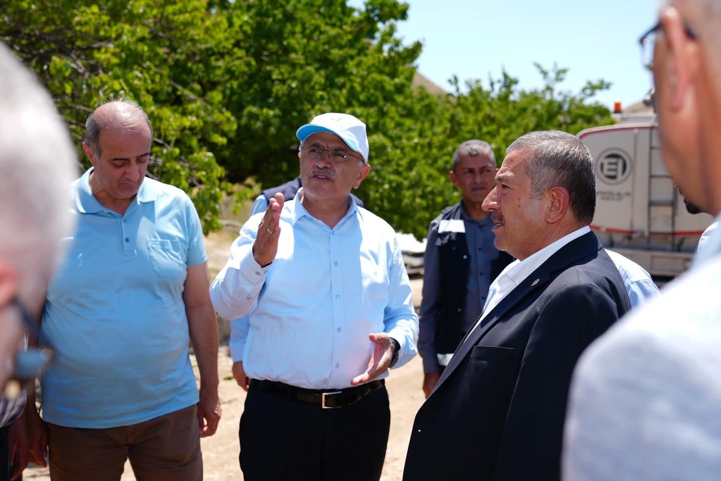 Başkan Er ve Bozkurt, Darende'de yol çalışmalarını inceledi
