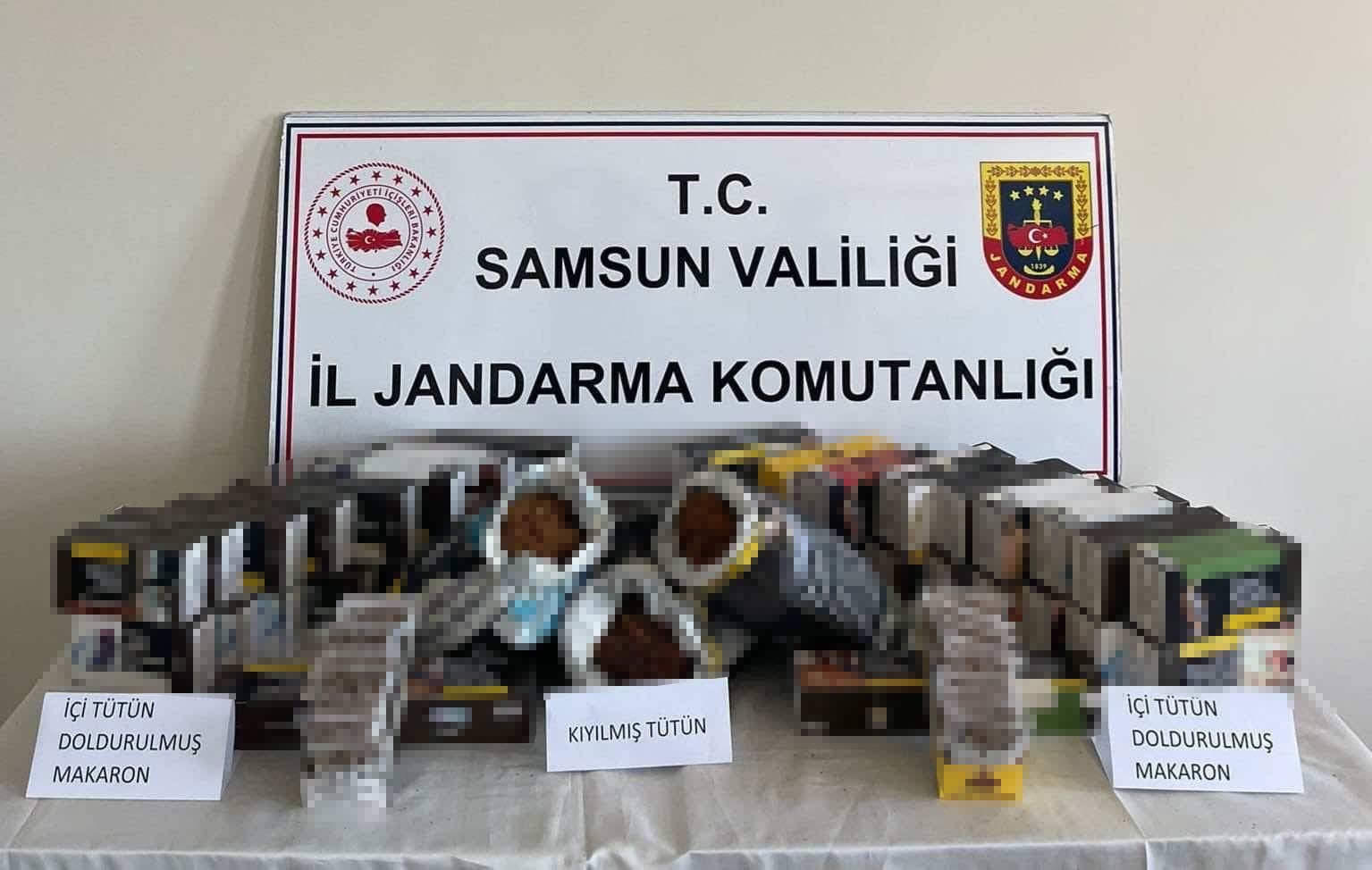 Jandarmadan kaçak tütün operasyonu
