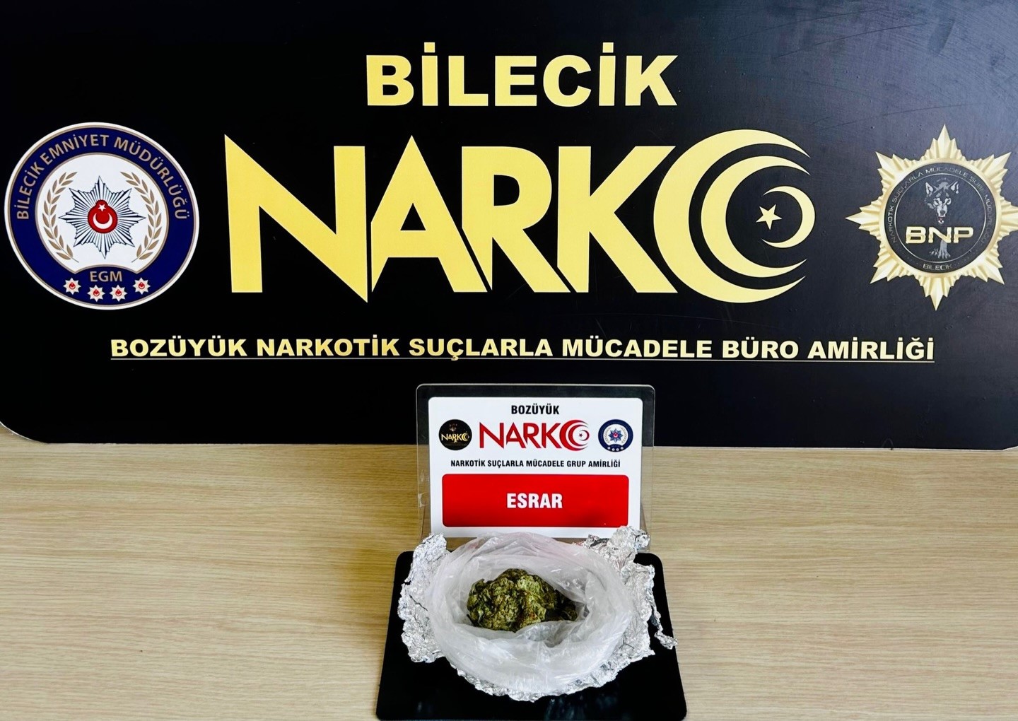 Bilecik'te zehir operasyonu: 1 gözaltı