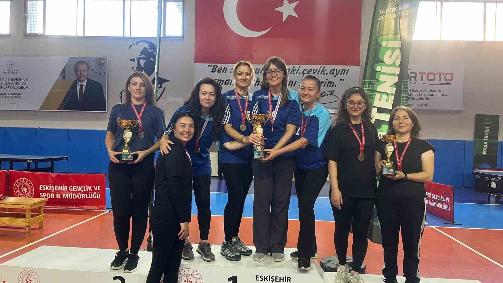 Kamu Spor Oyunları Masa Tenisi müsabakaları tamamlandı